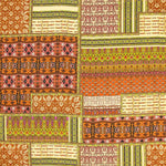 Viscose imprimée ethnique patchwork nomade - Ribes y Casals