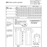 Patron de Couture Burda 7972 Robe - Ribes y Casals