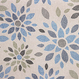 Nappe en plastique à motif floral mosaïque bleue - Ribes y Casals