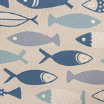 Nappe en plastique imprimée de poissons et de motifs marins - Ribes y Casals