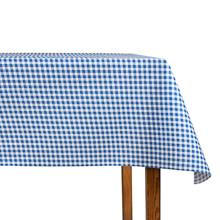 Nappe en plastique à carreaux vichy bleue - Ribes y Casals