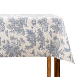 Coton Enduit Toile de Jouy Bleu et Blanc - Ribes y Casals