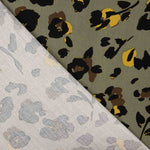Viscose imprimée jungle chic olive - Ribes y Casals