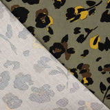 Viscose imprimée jungle chic olive - Ribes y Casals