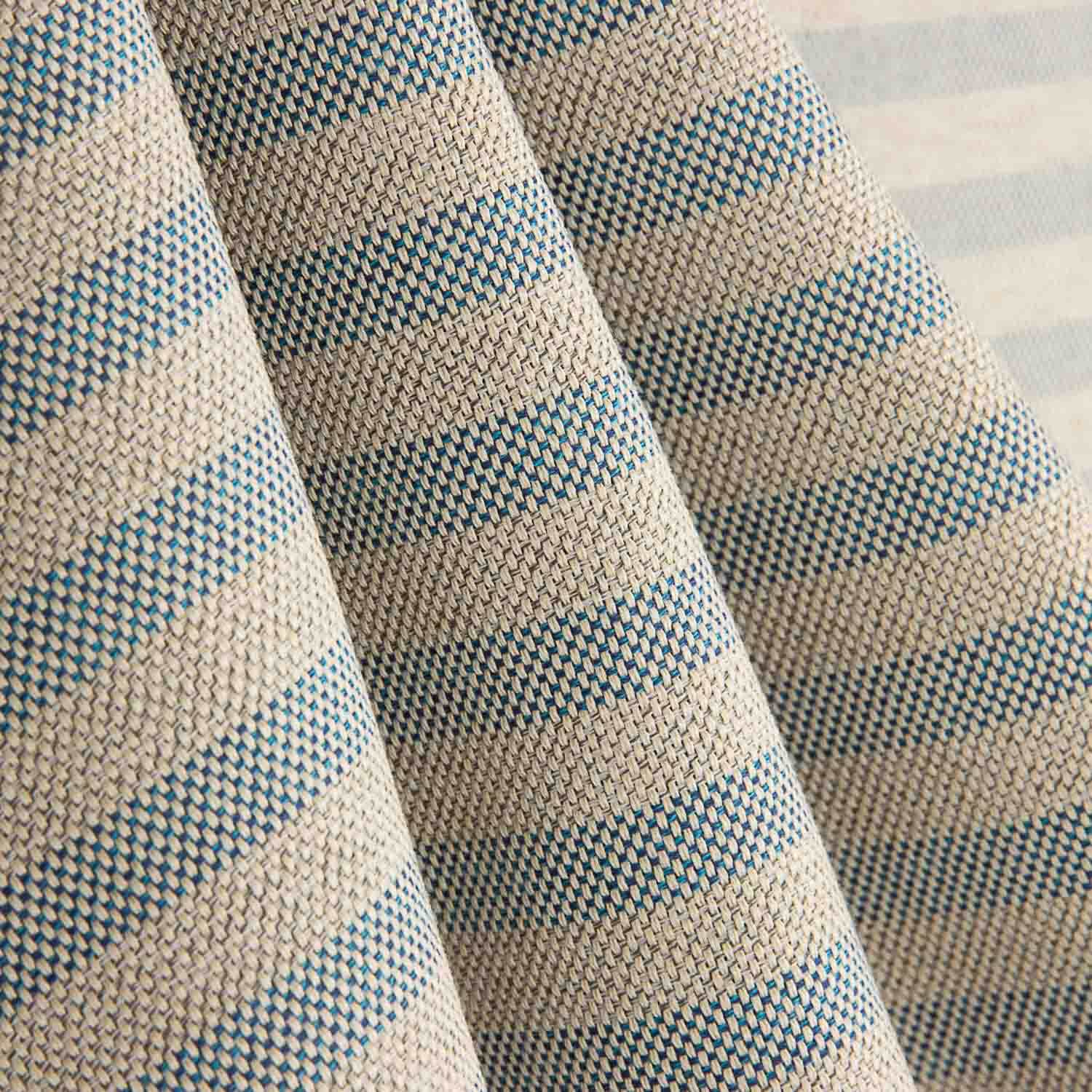 Toile d'extérieur Famara à rayures bleues - Ribes y Casals