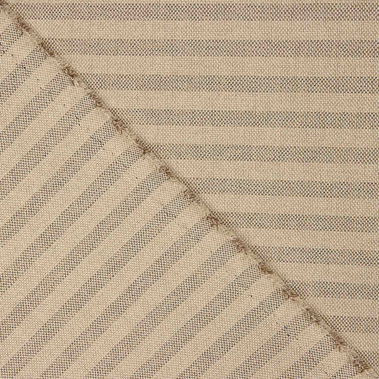 Toile d'extérieur Famara à rayures beiges - Ribes y Casals