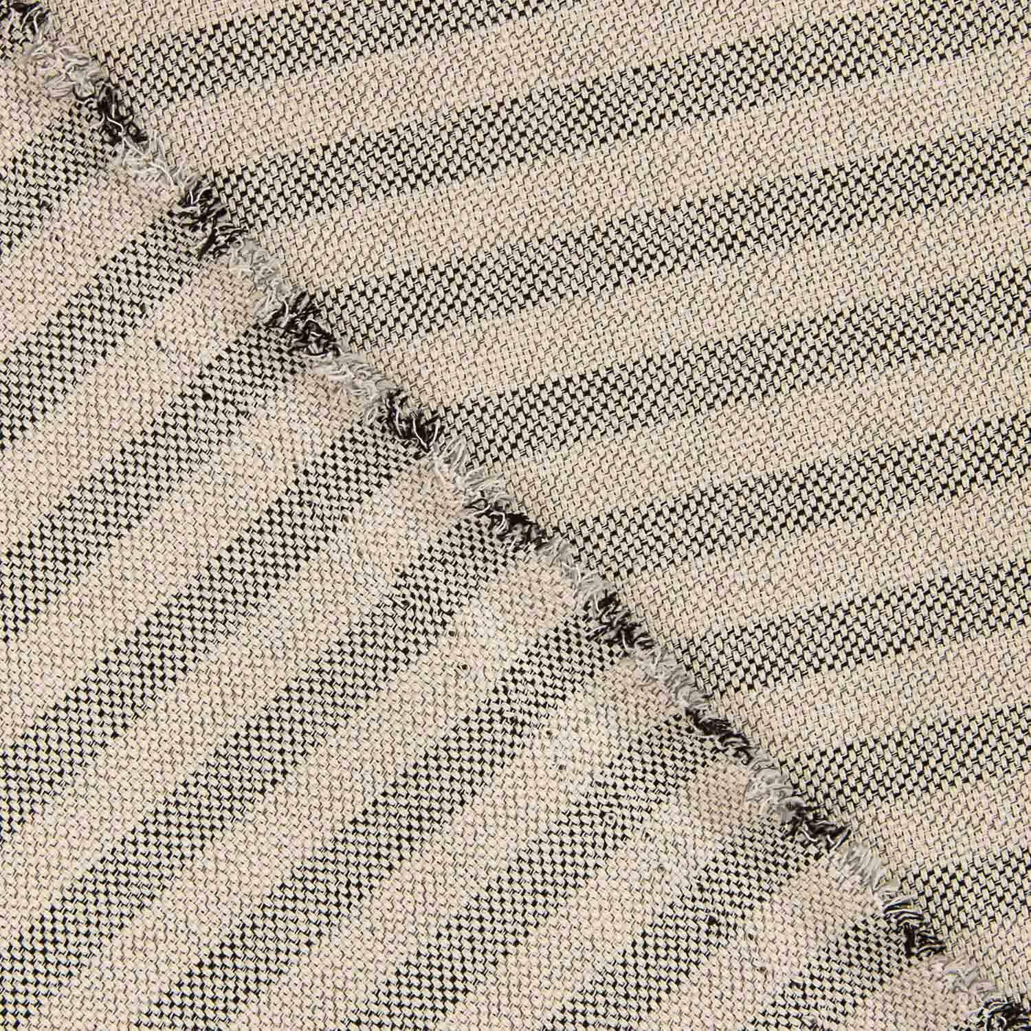 Toile d'extérieur Famara à rayures gris anthracite - Ribes y Casals