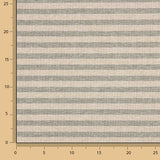 Toile d'extérieur Famara à rayures gris anthracite - Ribes y Casals