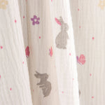 Mousseline de coton Lapins de printemps - Ribes y Casals