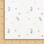 Mousseline de coton Lapins de printemps - Ribes y Casals