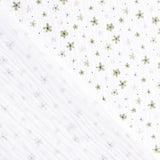 Mousseline de coton Marguerites Kaki - Ribes y Casals