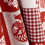 Toile de coton imprimée Noël, style patchwork nordique - Ribes y Casals