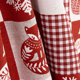 Toile de coton imprimée Noël, style patchwork nordique - Ribes y Casals