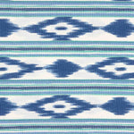 Toile imprimée « Lengua Mallorquina » bleue et verte - Ribes y Casals