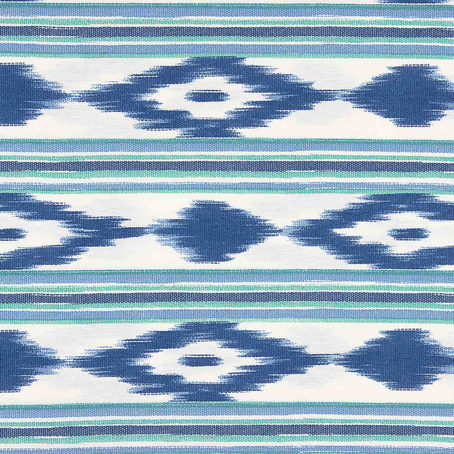 Toile imprimée « Lengua Mallorquina » bleue et verte - Ribes y Casals