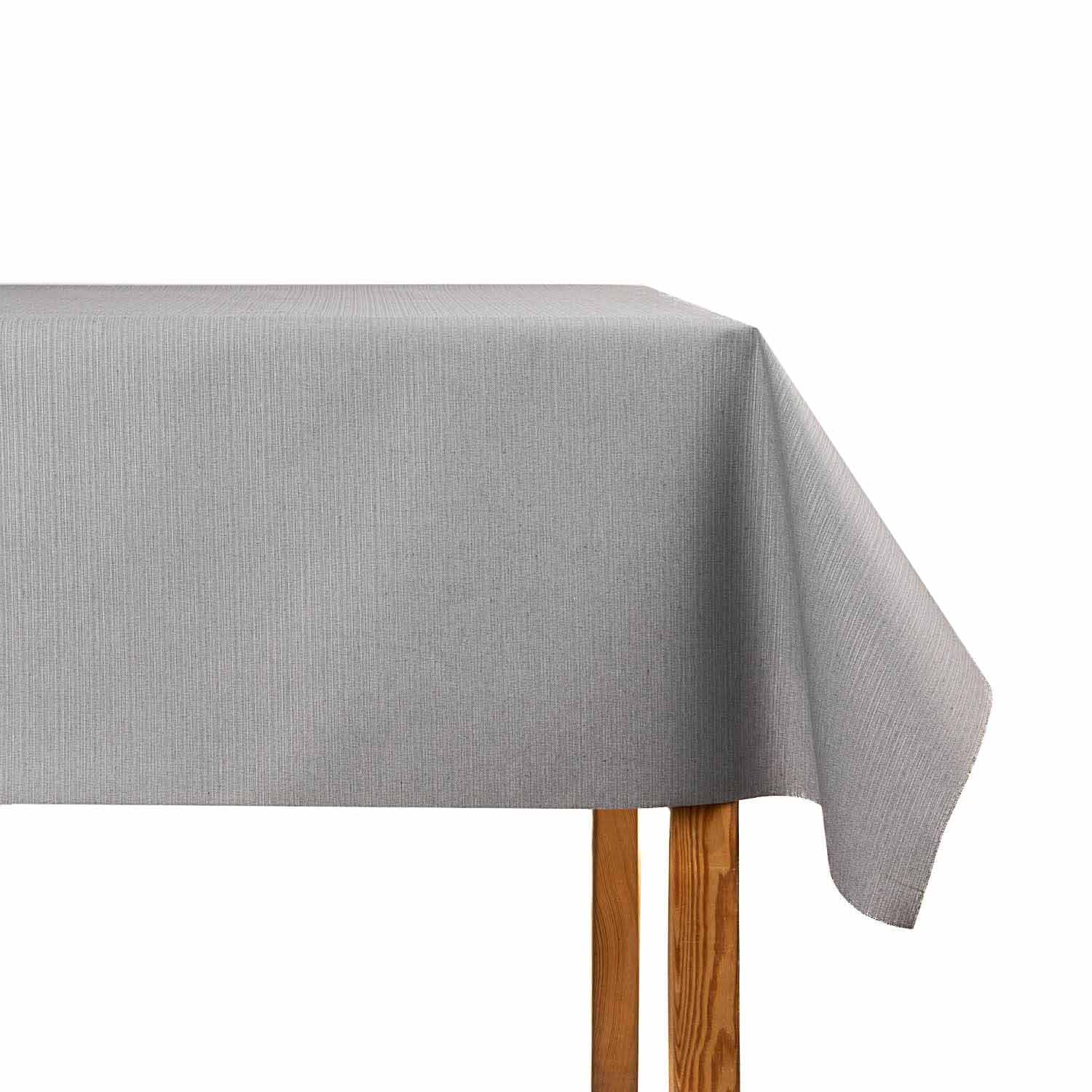Linge de table anti-taches gris Jaipur - Ribes y Casals