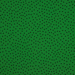 Crêpe À Pois Noir 7mm Vert Andalousie - Ribes y Casals