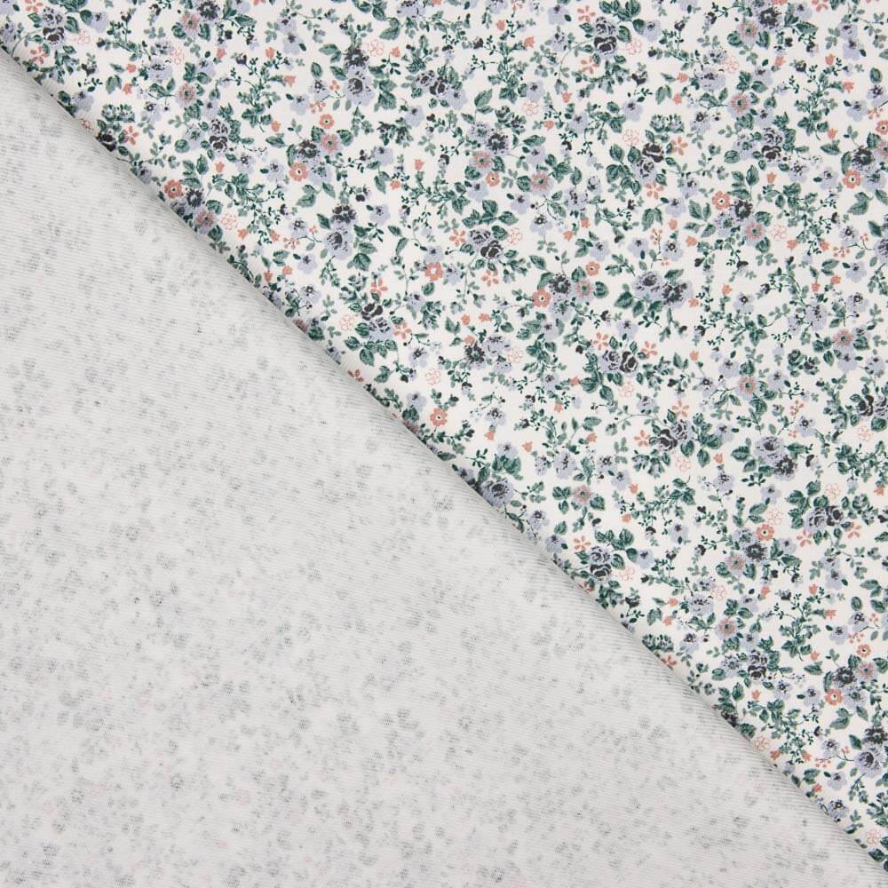 Viyela Coton Petites fleurs bleues - Ribes y Casals