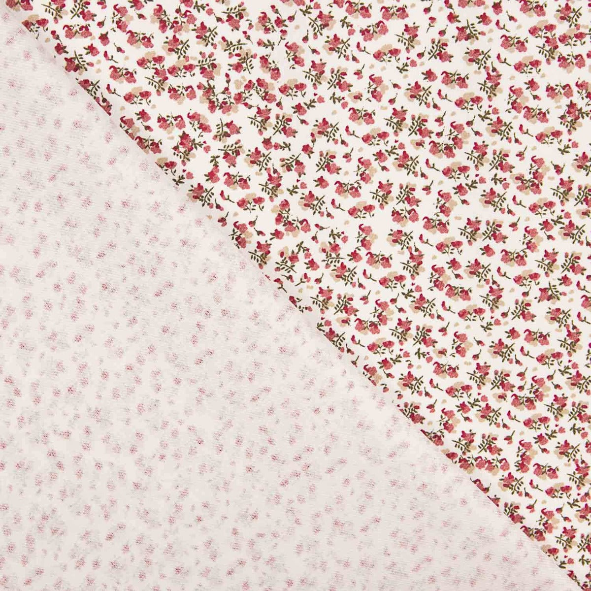 Viyela Coton Chemisier Fleurs Roses - Ribes y Casals