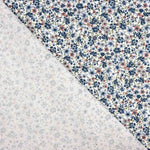 Viyela Coton Petites Fleurs Denia Bleu - Ribes y Casals