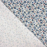 Viyela Coton Petites Fleurs Denia Bleu - Ribes y Casals