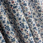 Viyela Coton Petites Fleurs Denia Bleu - Ribes y Casals