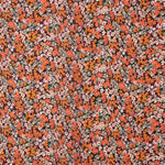 Crêpe léger imprimé jardin corail - Ribes y Casals