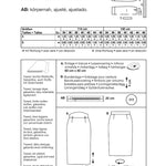 Patron de Couture Burda 8155 Jupe - Ribes y Casals