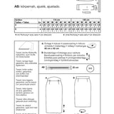 Patron de Couture Burda 8155 Jupe - Ribes y Casals