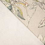 Toile de coton Half Panama imprimée « motif botanique » aquarelle - Ribes y Casals