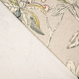 Toile de coton Half Panama imprimée « motif botanique » aquarelle - Ribes y Casals