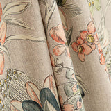 Toile de coton Half Panama imprimée « motif botanique » aquarelle - Ribes y Casals