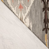 Toile de coton Half Panama imprimée Ikat ethnique multicolore - Ribes y Casals