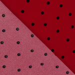 Trench-coat élastique à pois rouges - Ribes y Casals