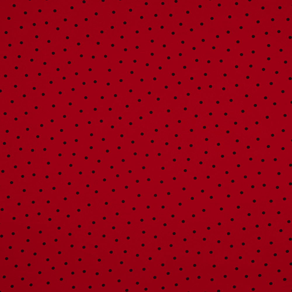 Trench-coat élastique à pois rouges - Ribes y Casals