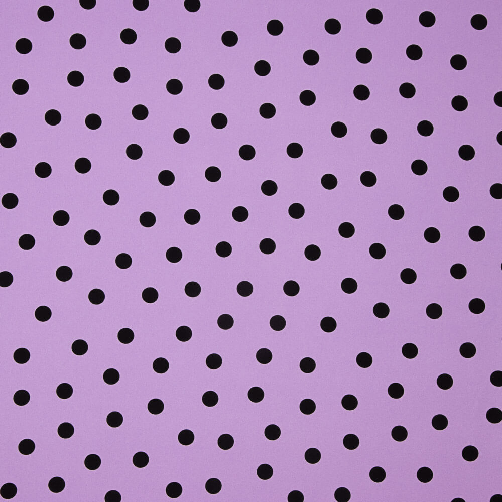 Trench-coat élastique à pois mauves - Ribes y Casals