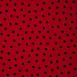Trench-coat élastique à pois rouges - Ribes y Casals