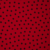 Trench-coat élastique à pois rouges - Ribes y Casals
