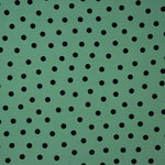 Trench-coat élastique à pois vert sauge - Ribes y Casals