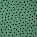 Trench-coat élastique à pois vert sauge - Ribes y Casals