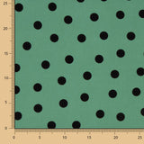 Trench-coat élastique à pois vert sauge - Ribes y Casals