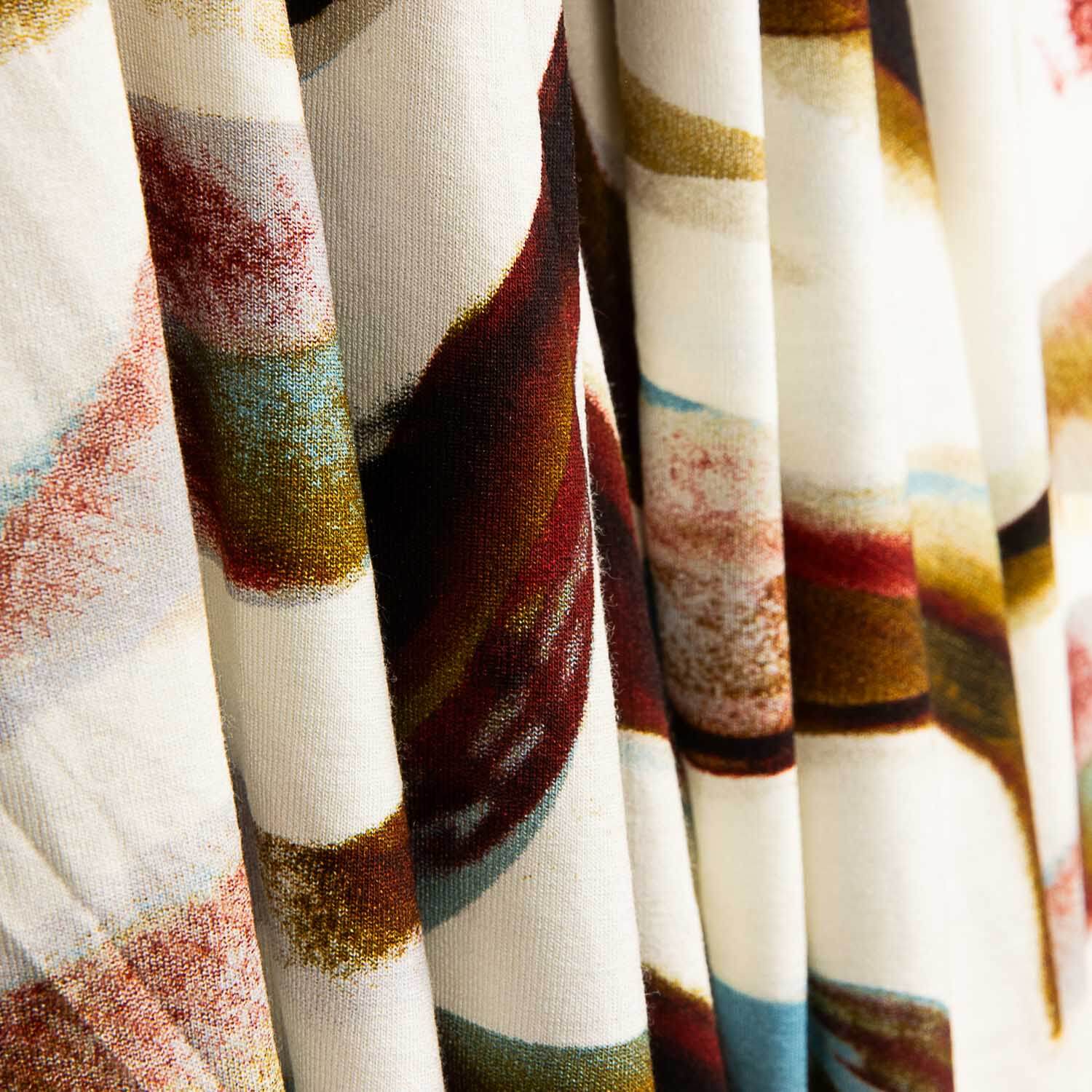 Point viscose élasthanne imprimé zèbre artistique - Ribes y Casals