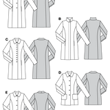 Patron de Couture Burda 8292 Manteau - Ribes y Casals