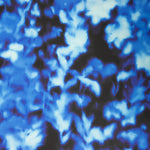 Satin imprimé Delhi bleu - Ribes y Casals
