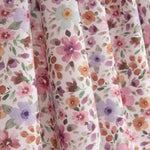 Popeline de tissu de coton « Jardin sauvage » blanche - Ribes y Casals