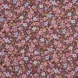 Popeline de tissu de coton « Jardin sauvage » bordeaux - Ribes y Casals
