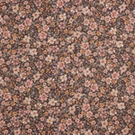 Popeline de tissu de coton « Jardin sauvage » marron - Ribes y Casals