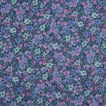 Popeline de tissu de coton « Jardin sauvage » bleu - Ribes y Casals
