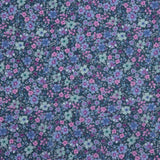 Popeline de tissu de coton « Jardin sauvage » bleu - Ribes y Casals
