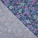 Popeline de tissu de coton « Jardin sauvage » bleu - Ribes y Casals